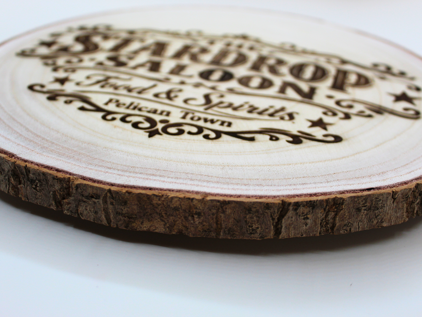 Stardrop Saloon Wood Plaque