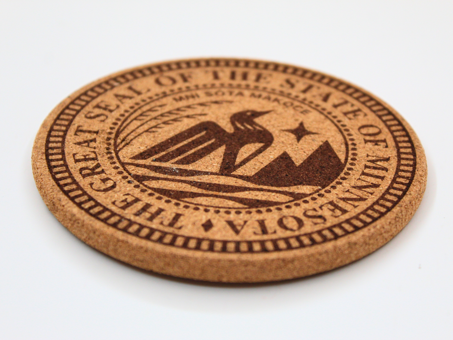 State Seal Cork Coasters