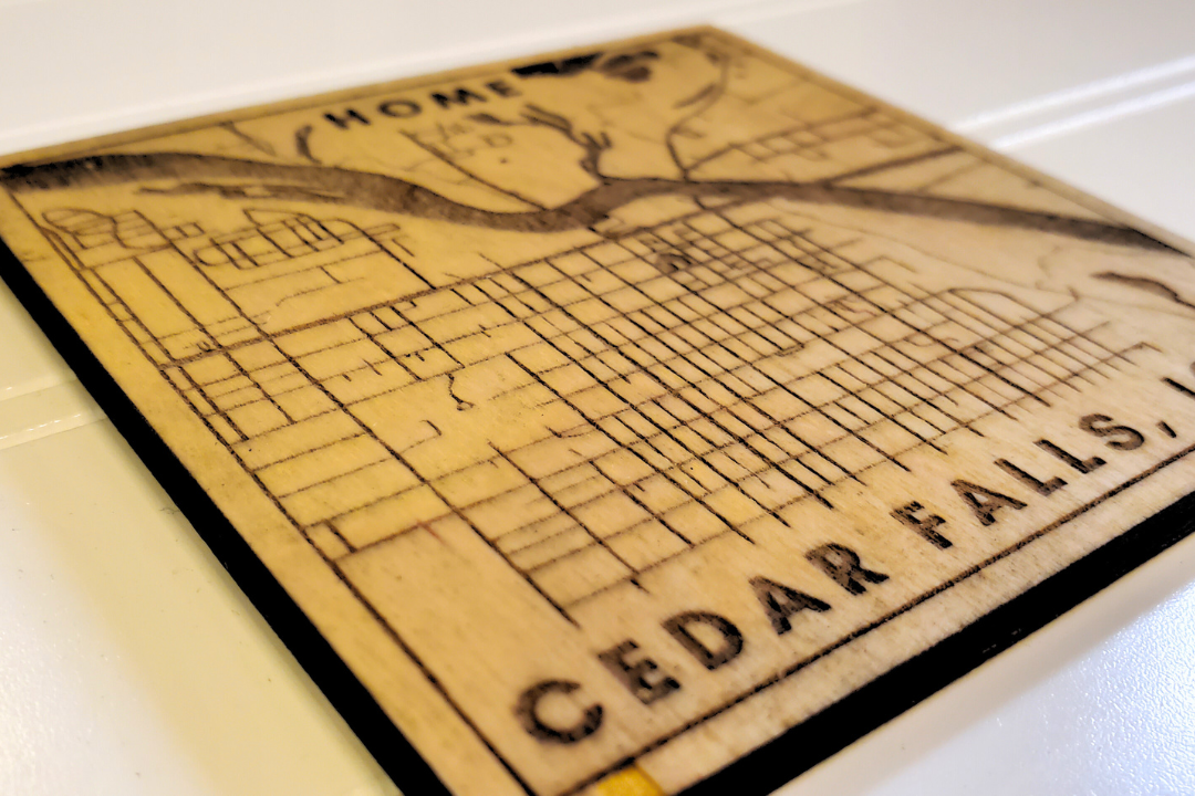 HOME City Map Coasters