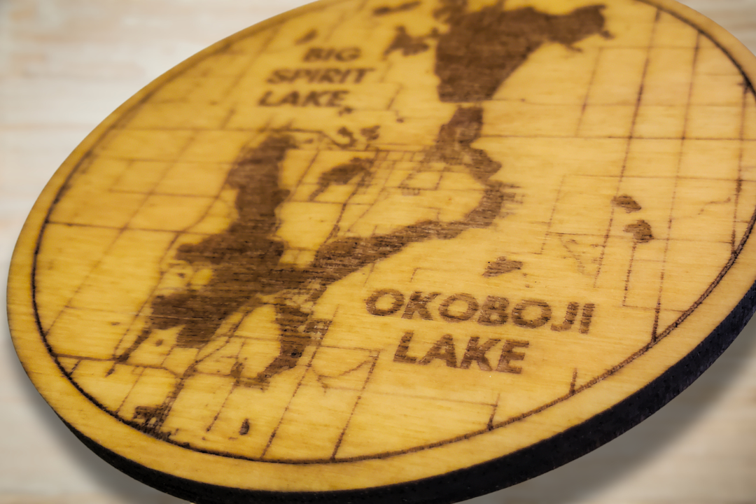 Lake Map Coasters