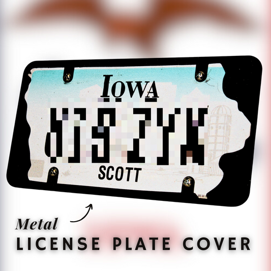 Iowa License Plate Frame