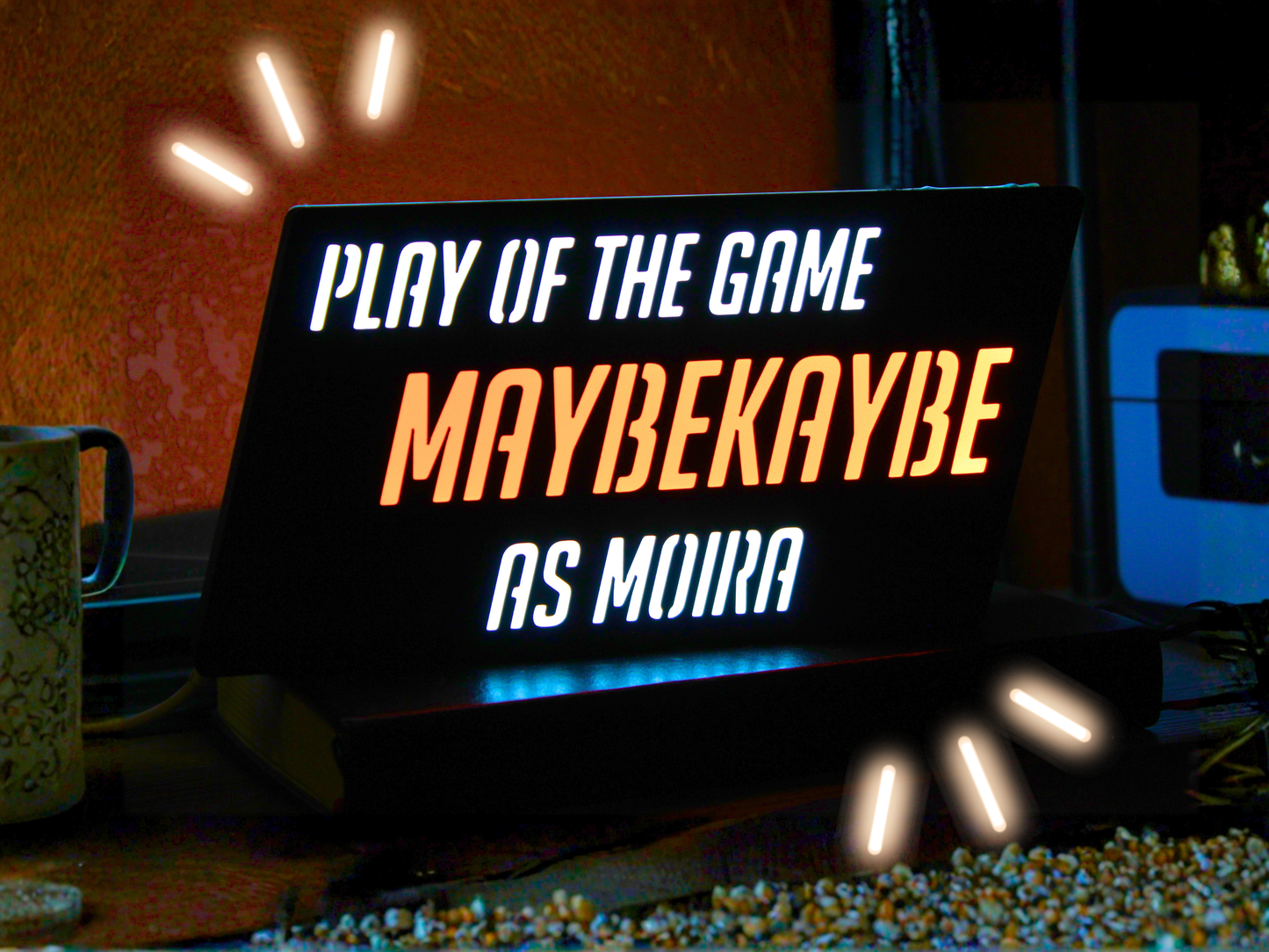 Overwatch Play of the Game LED Sign