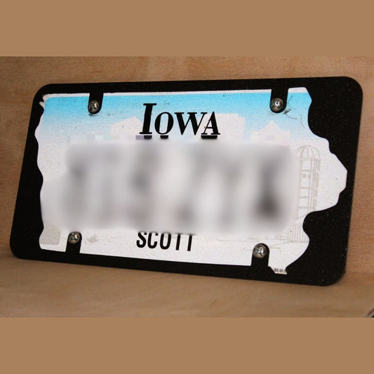 Iowa License Plate Frame