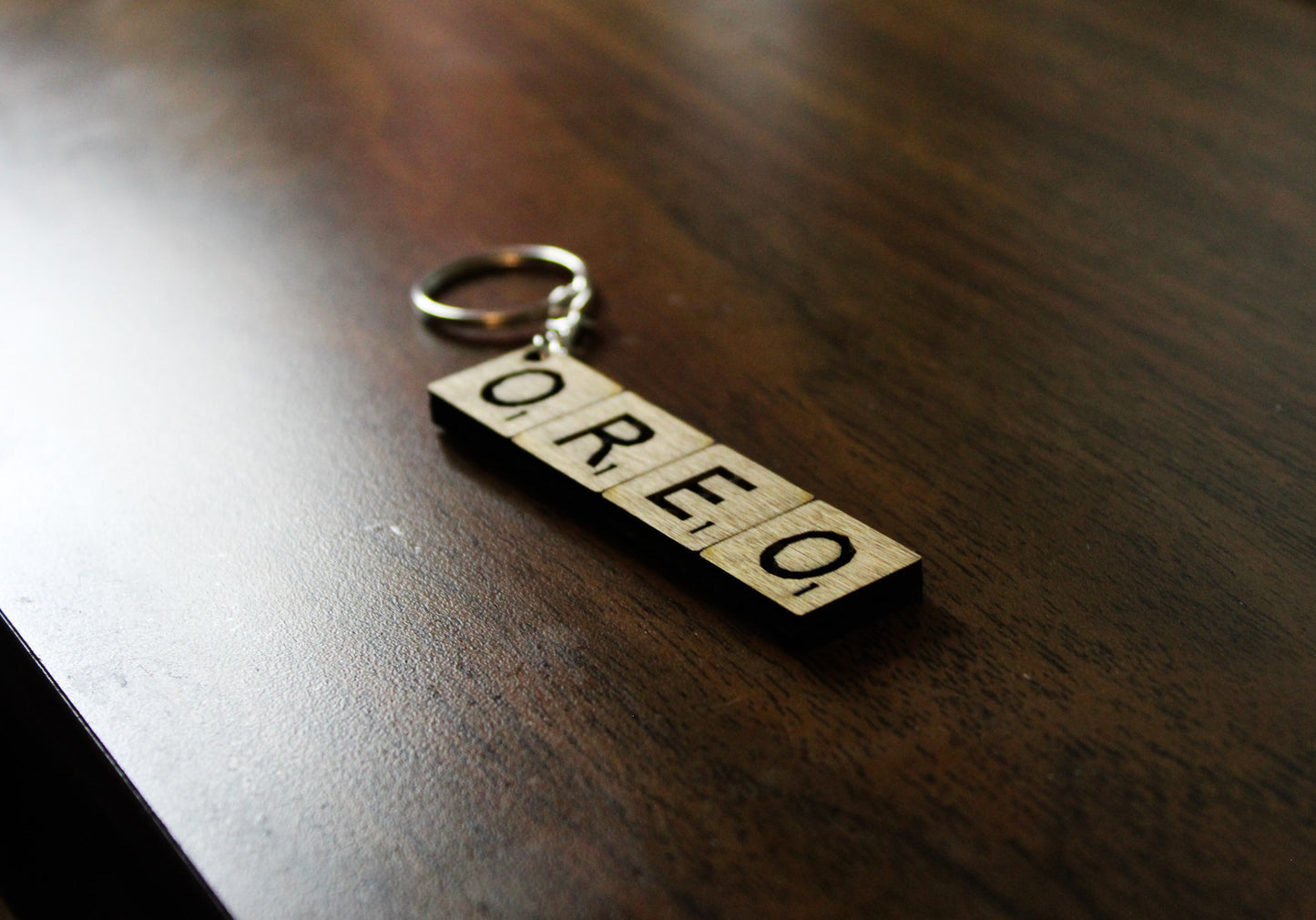 Custom Scrabble Tile Keychain