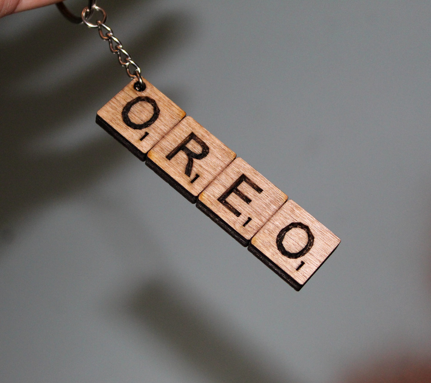 Custom Scrabble Tile Keychain