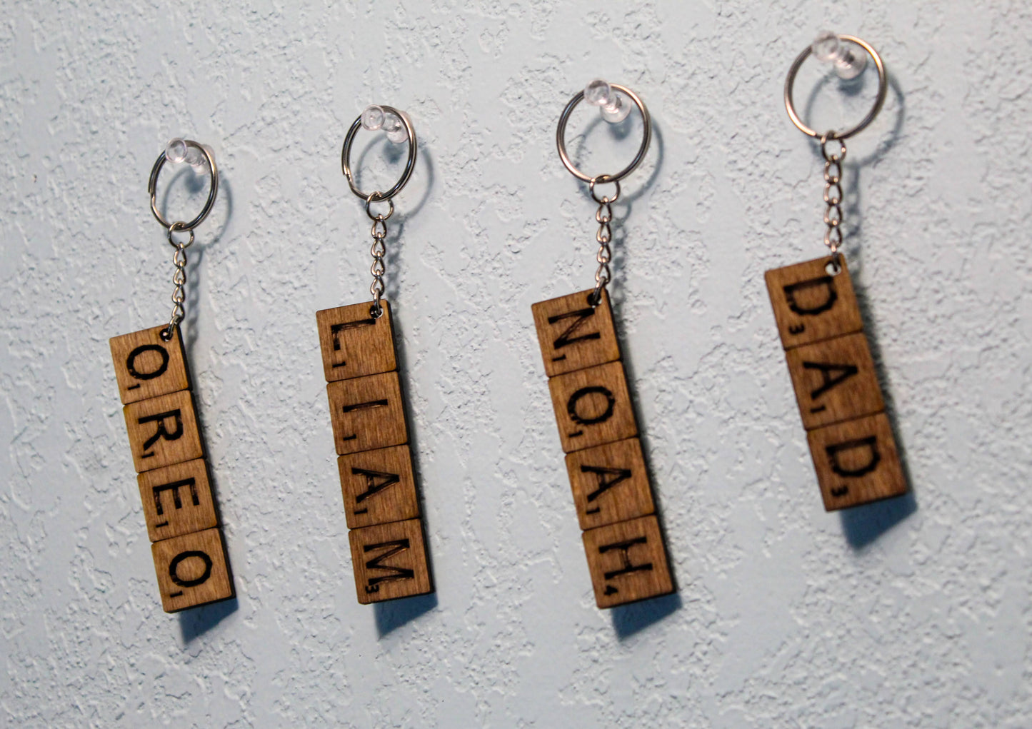 Custom Scrabble Tile Keychain