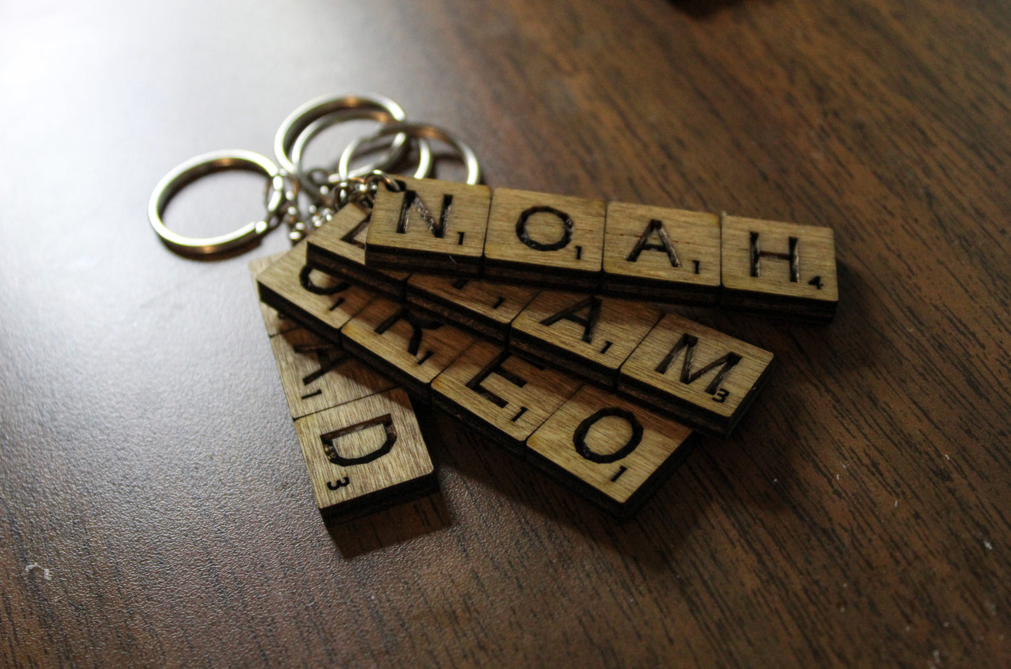 Custom Scrabble Tile Keychain