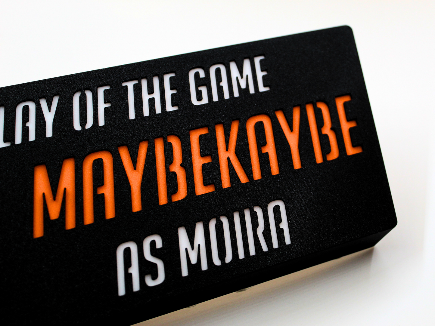 Overwatch Play of the Game LED Sign