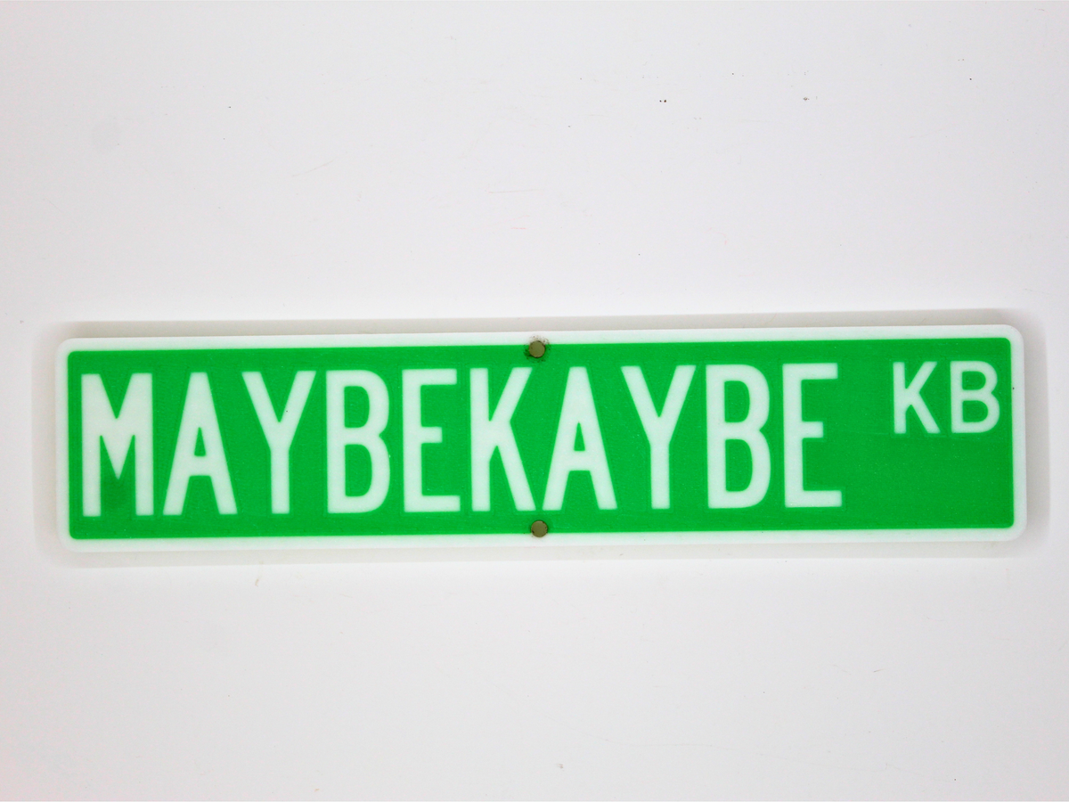 Custom Street Sign