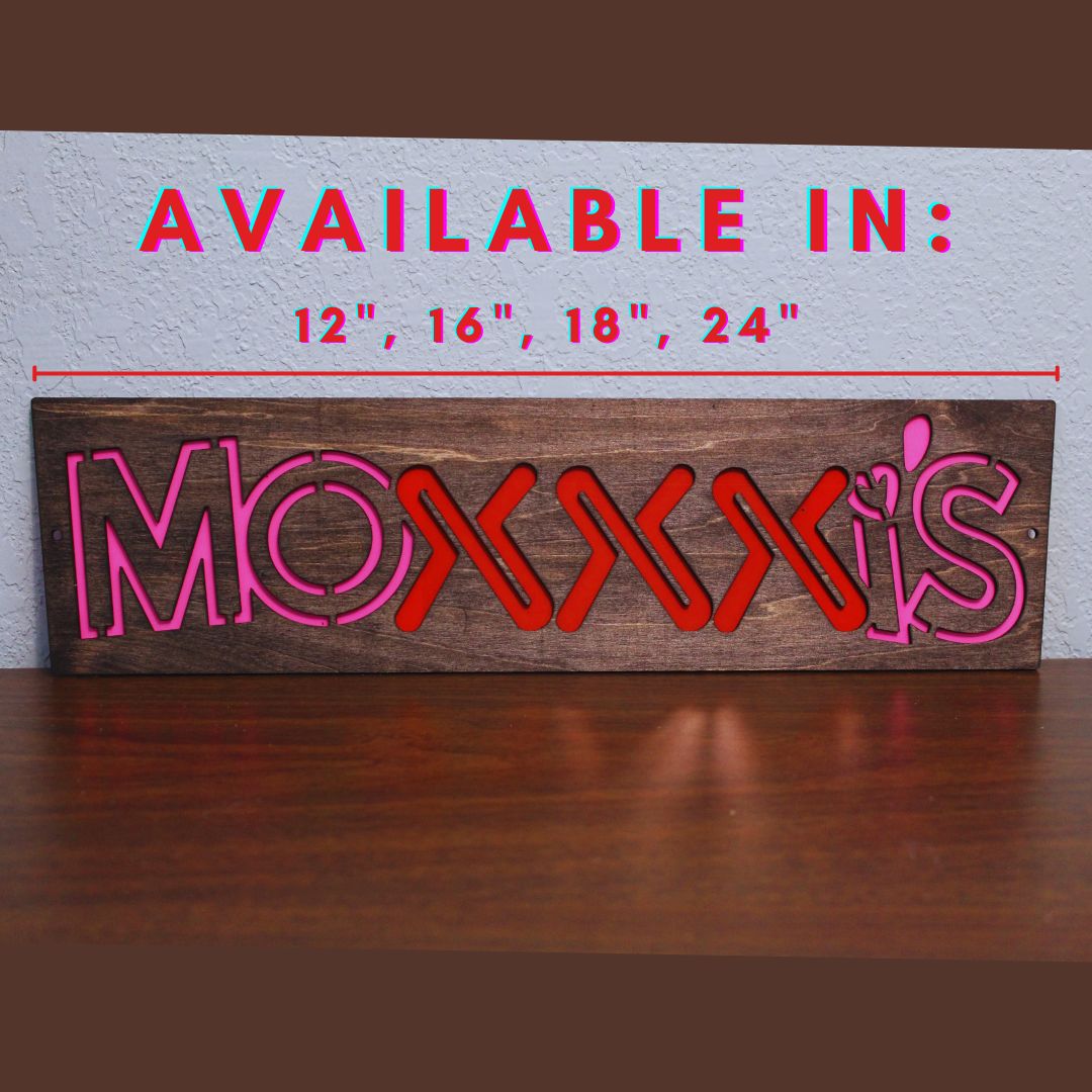 Mad Moxxi's MOXXXI Bar Sign