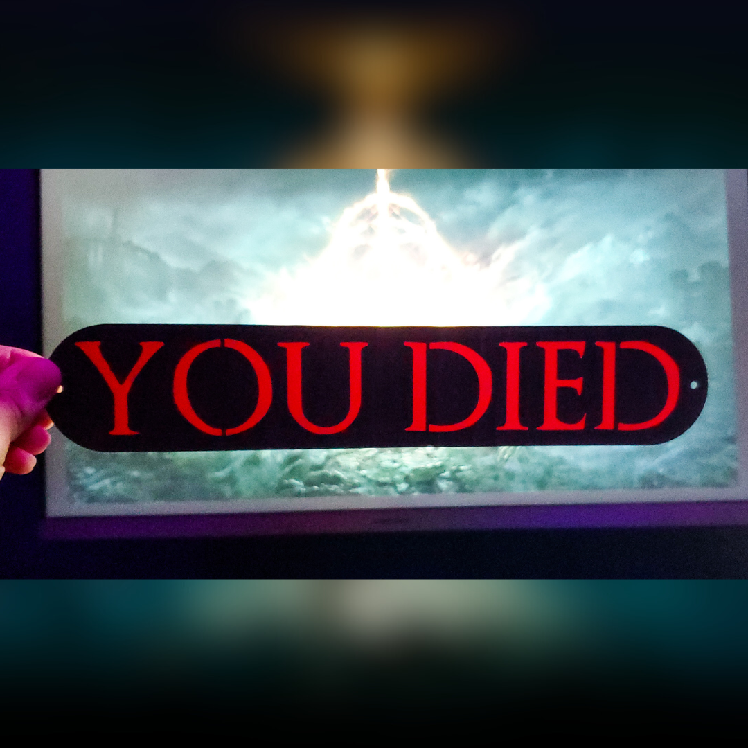 Elden Ring "You Died" Sign