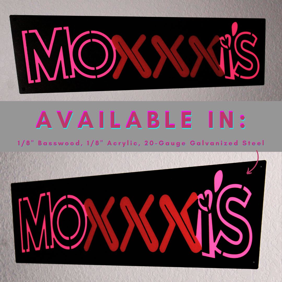 Mad Moxxi's MOXXXI Bar Sign