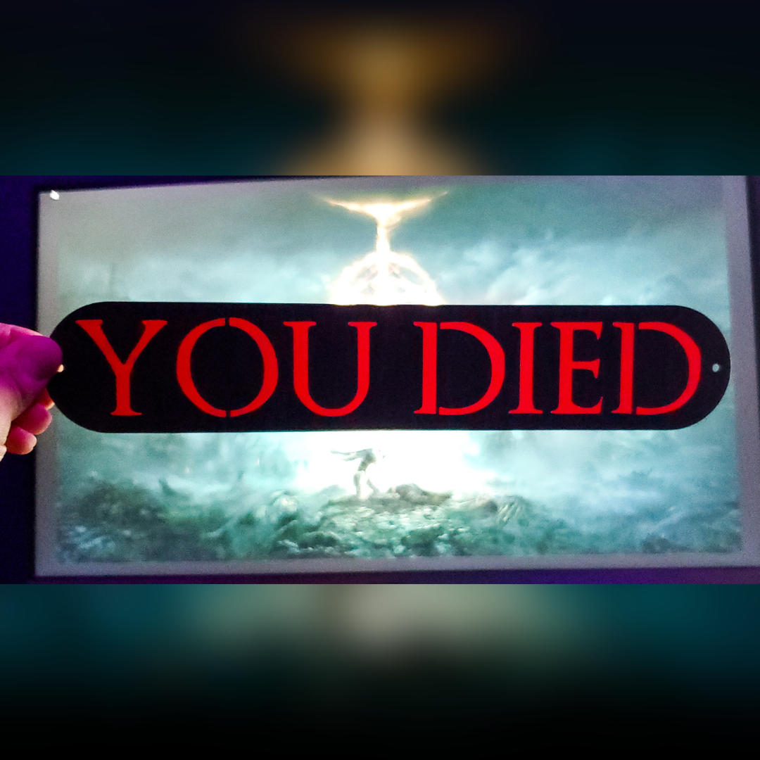 Elden Ring "You Died" Sign