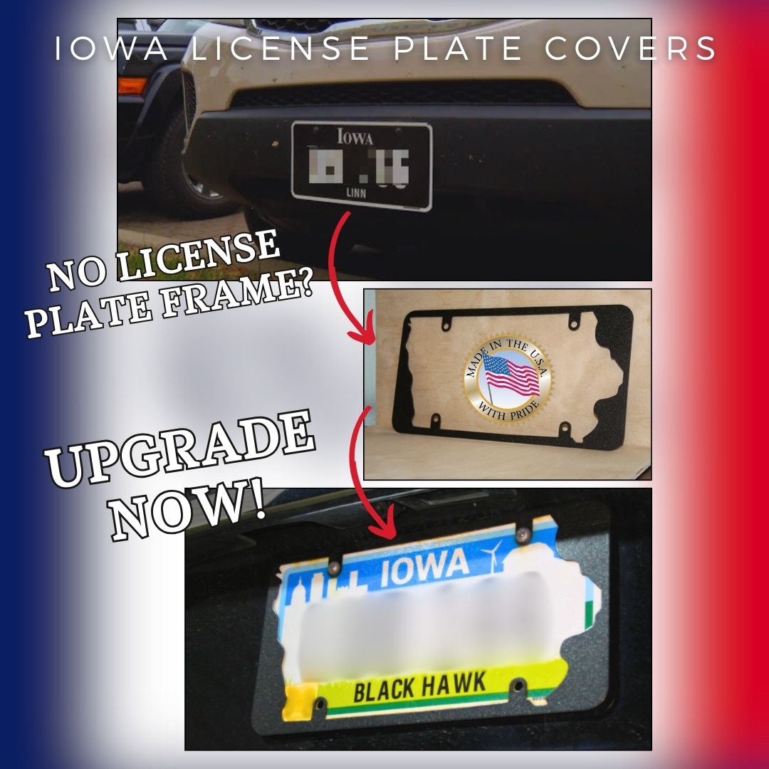 Iowa License Plate Frame