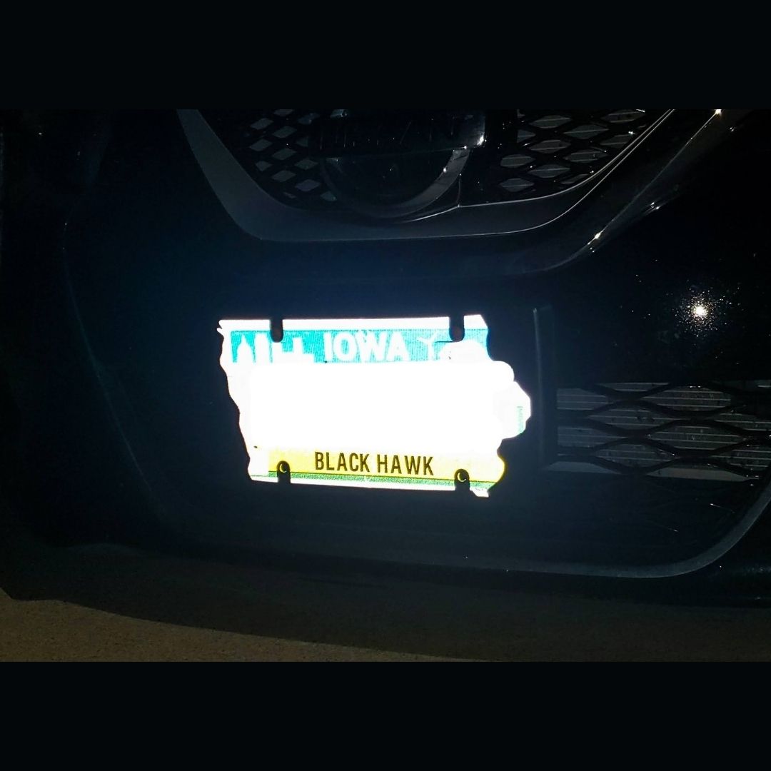 Iowa License Plate Frame