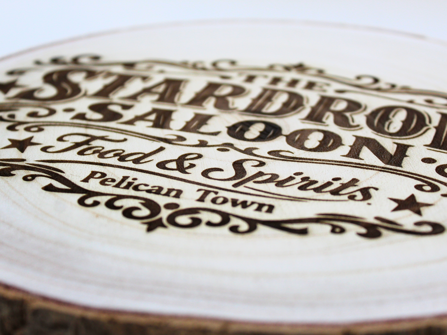 Stardrop Saloon Wood Plaque