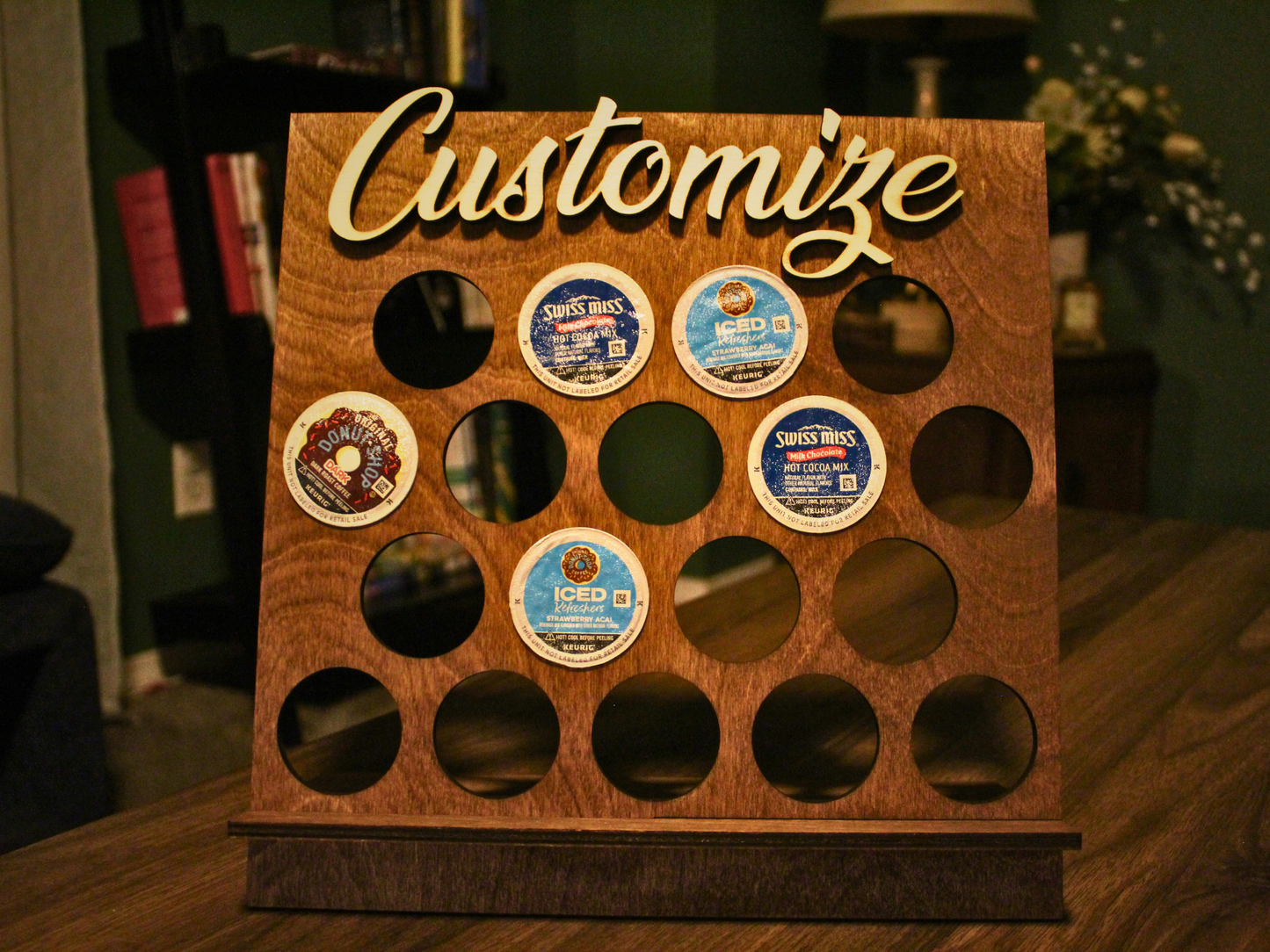 Personalized K-Cup Holder