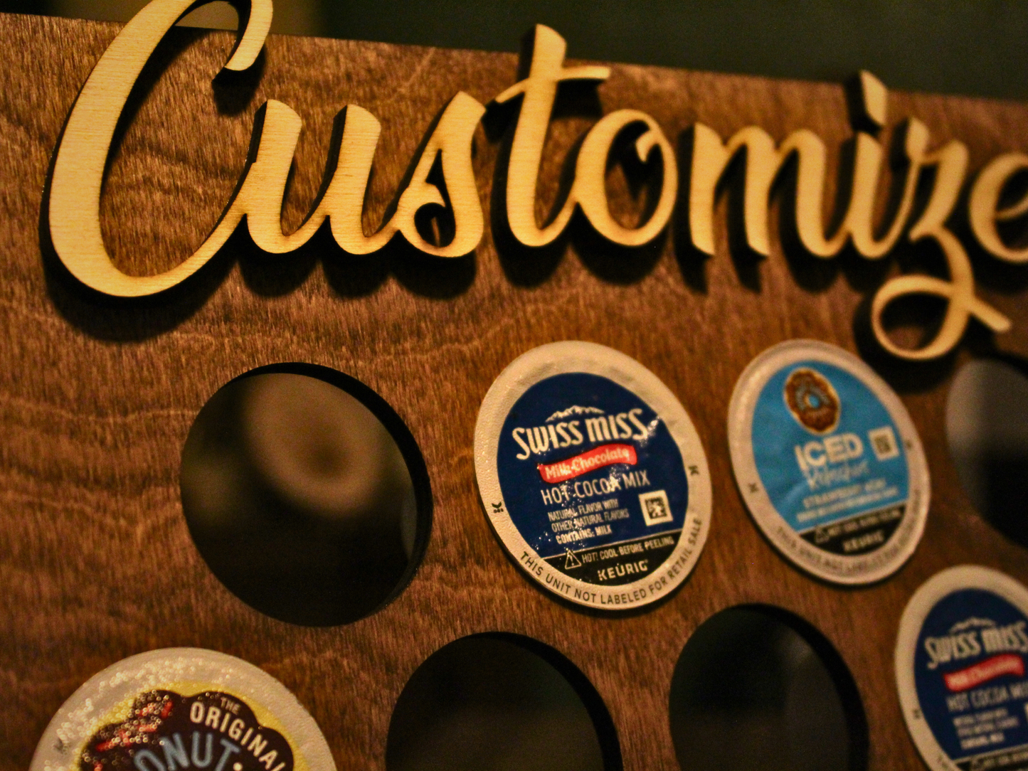 Personalized K-Cup Holder