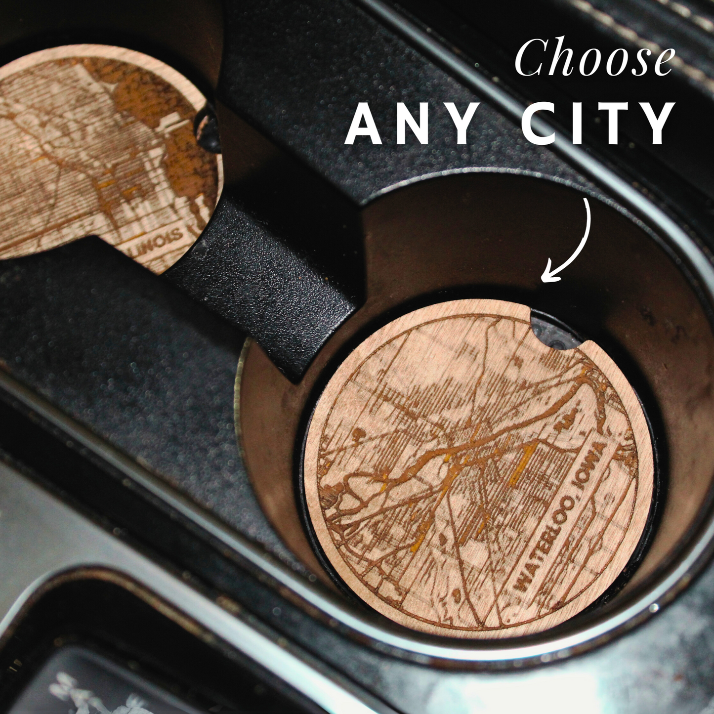 Car City Map Coasters