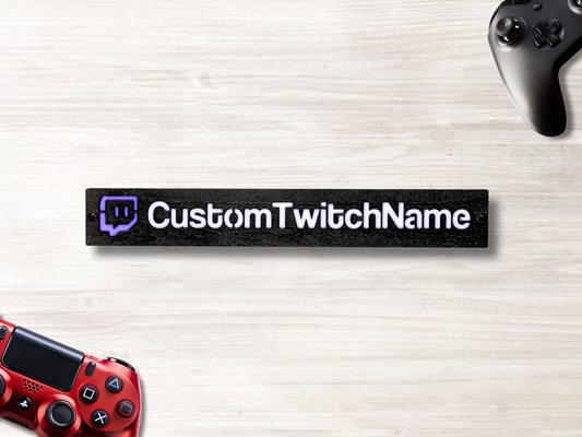 Custom Gaming Name Sign
