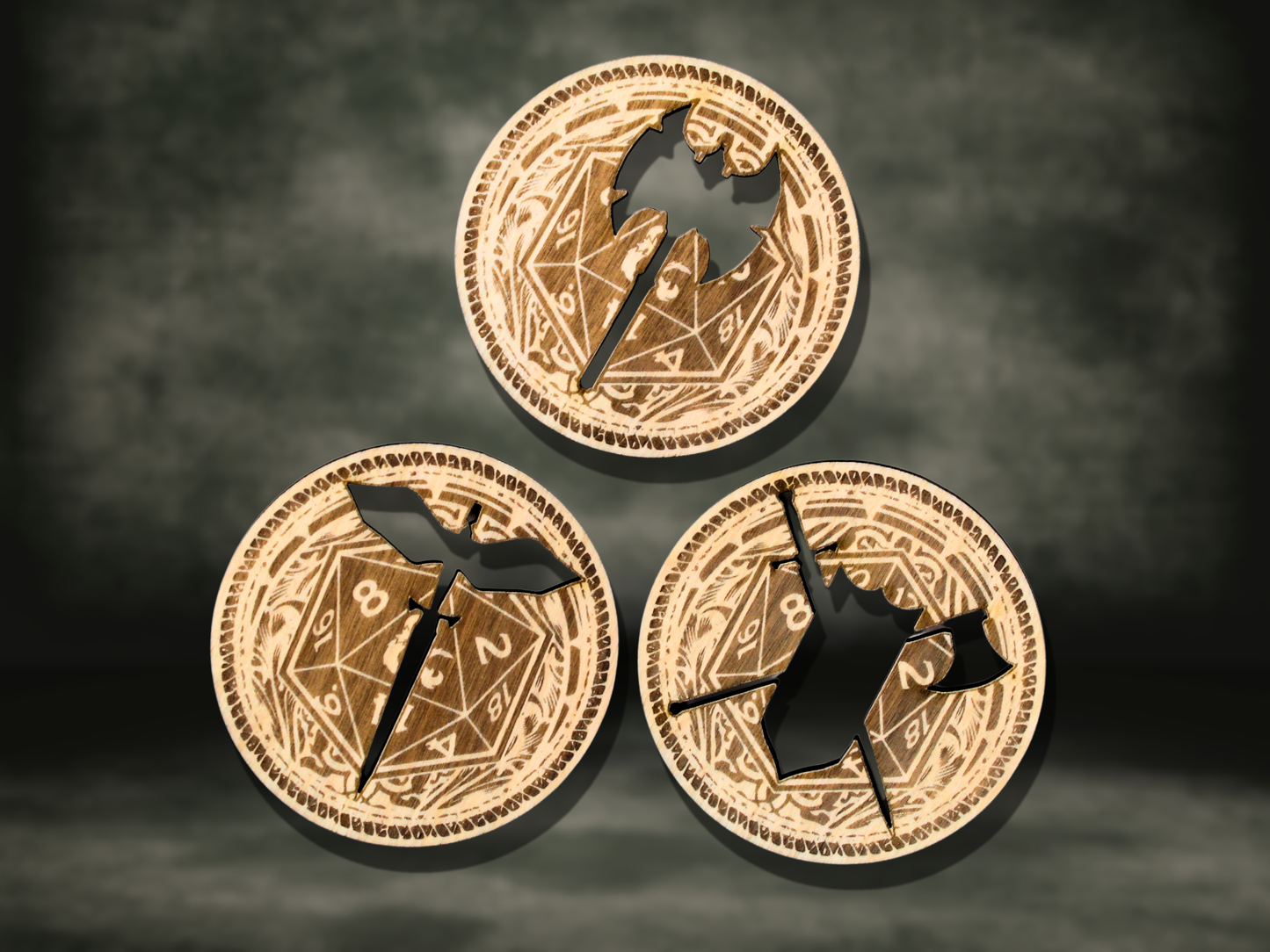 Dungeons and Dragons Coasters Set