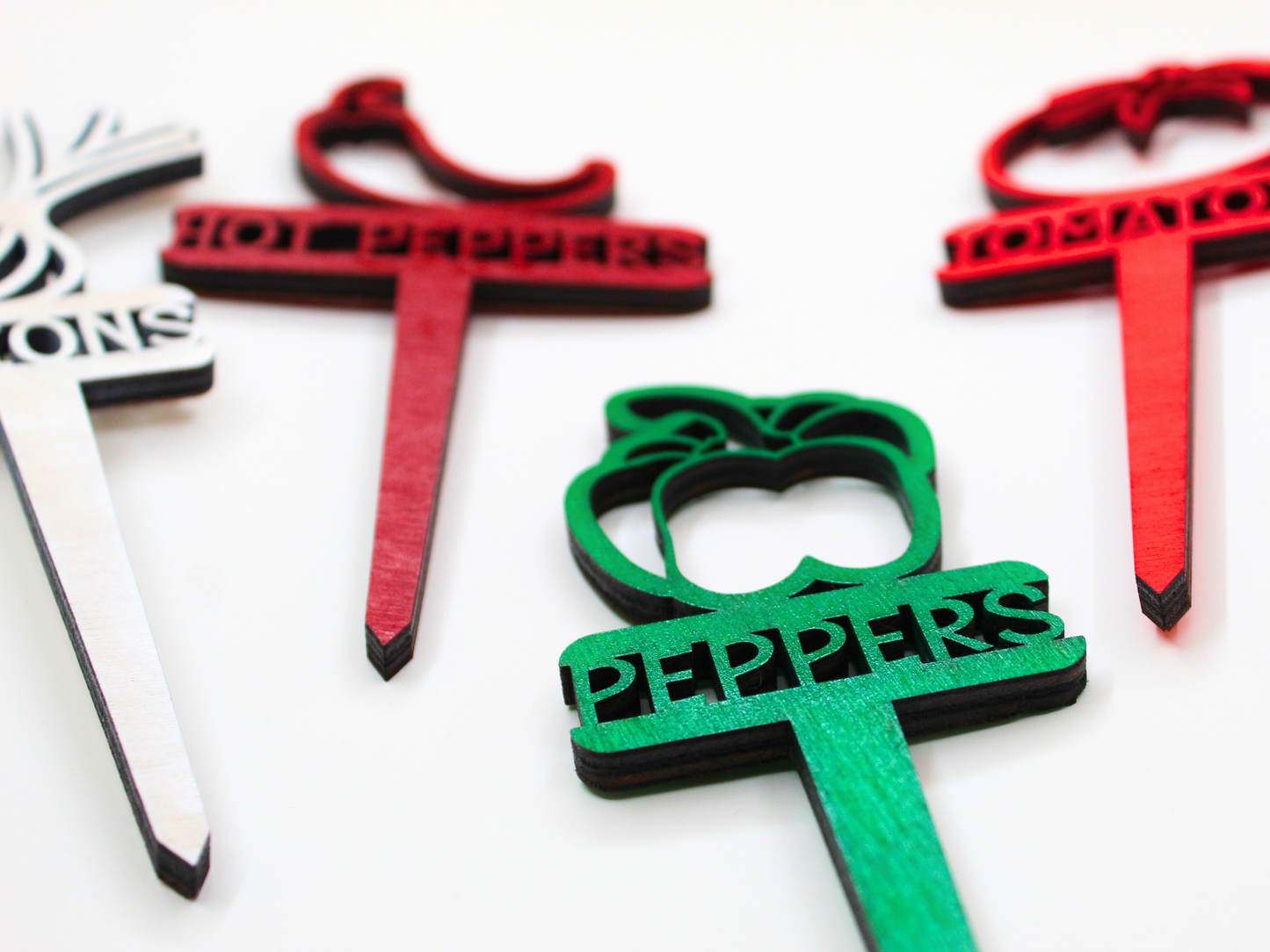 Custom Wood Plant Markers
