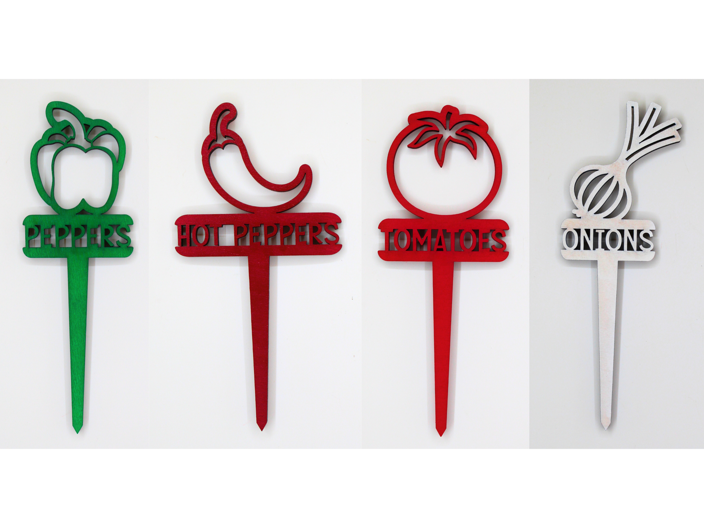 Custom Wood Plant Markers