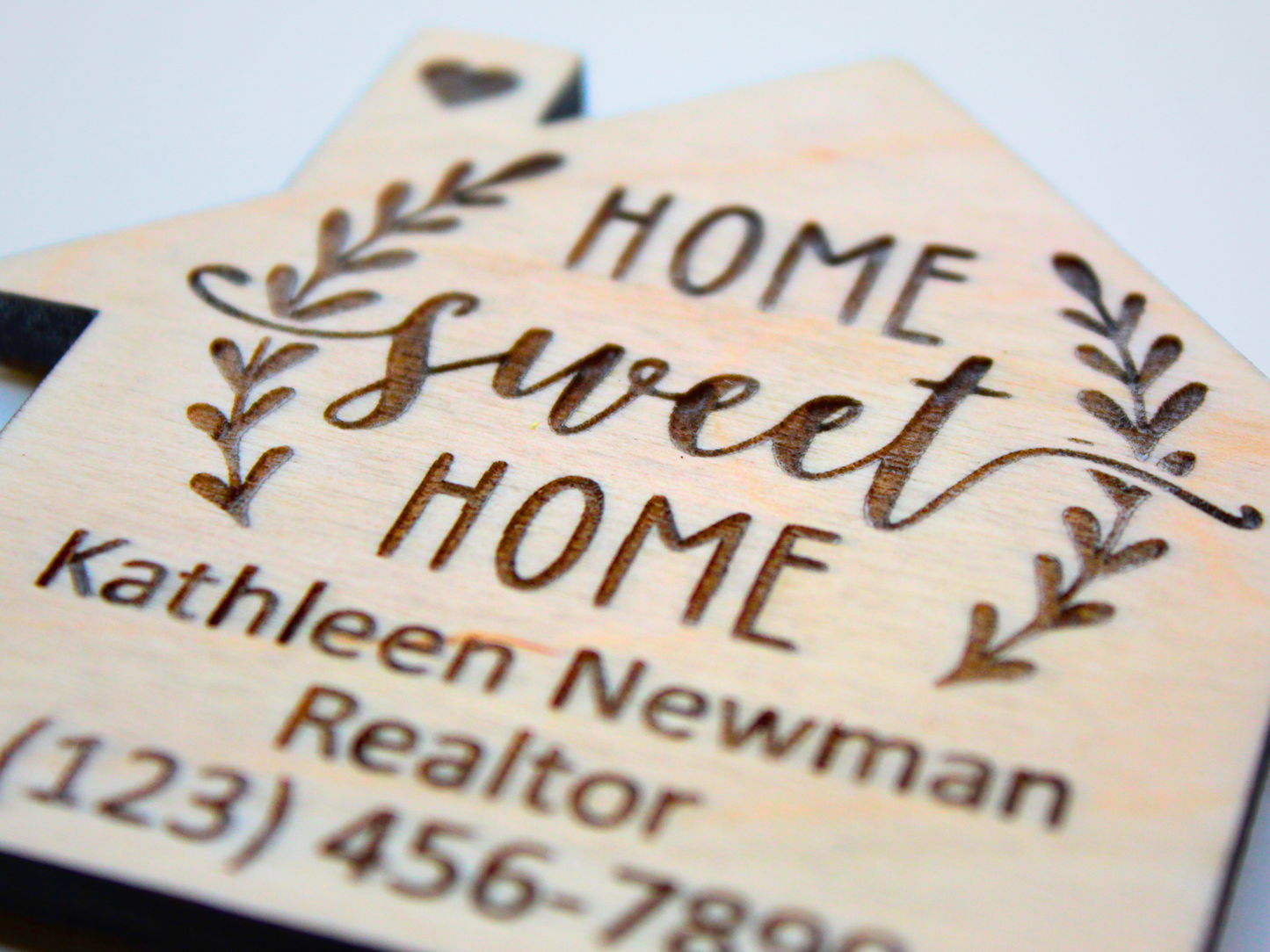 Realtor Wood Coaster