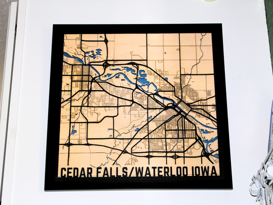 Custom City Street Map