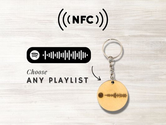 NFC Spotify Keychain