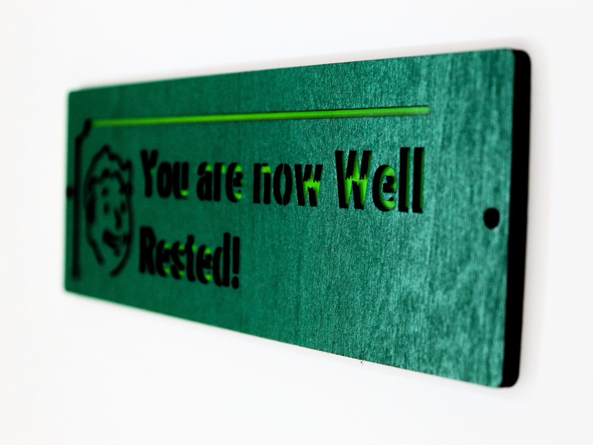 Fallout Vault Boy Notification Sign