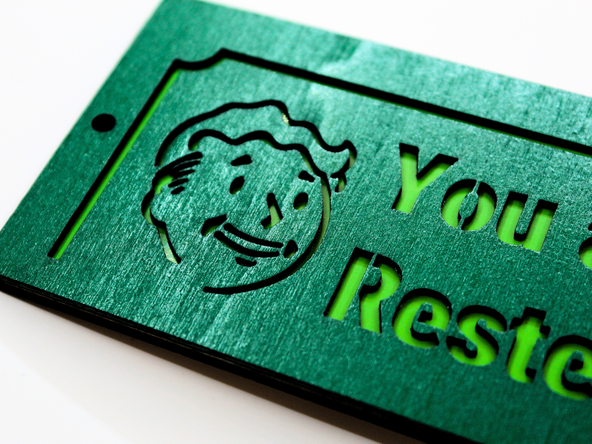 Fallout Vault Boy Notification Sign