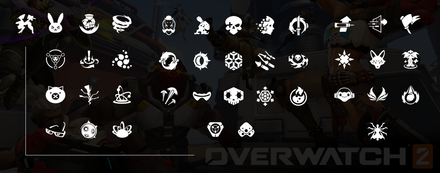 Overwatch 2 Character "Ultimate" Icon Sign