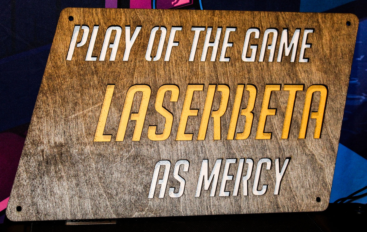 Overwatch 2 "Play of the Game" Sign