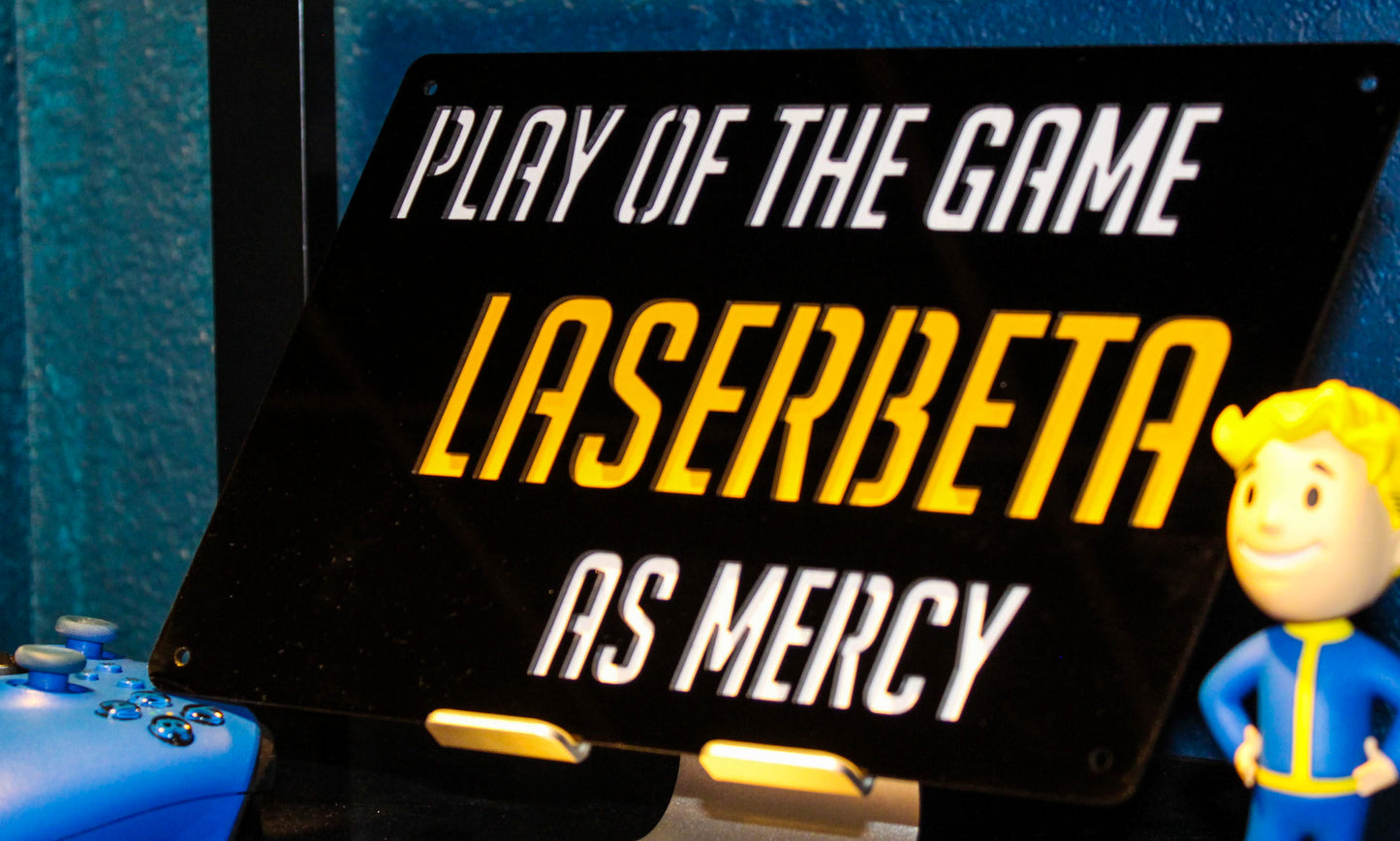 Overwatch 2 "Play of the Game" Sign